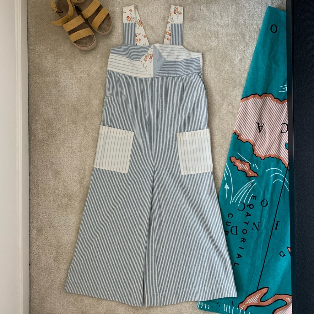 NWT Madewell Patchwork Jumpsuit